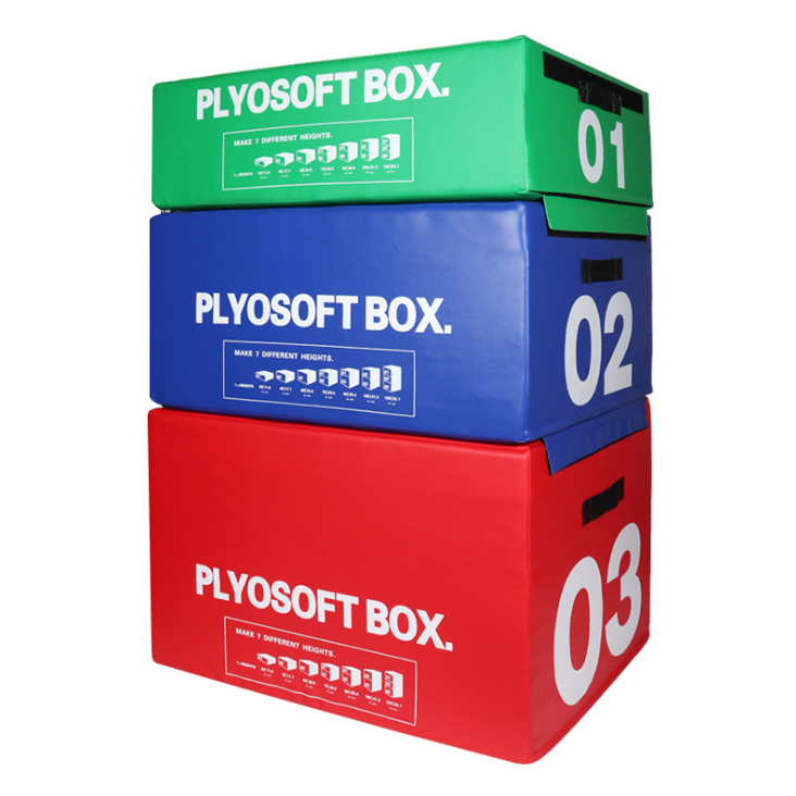 Gym Used PU Leather Jump Box S - đánh giá và giá Box Jump Plyo