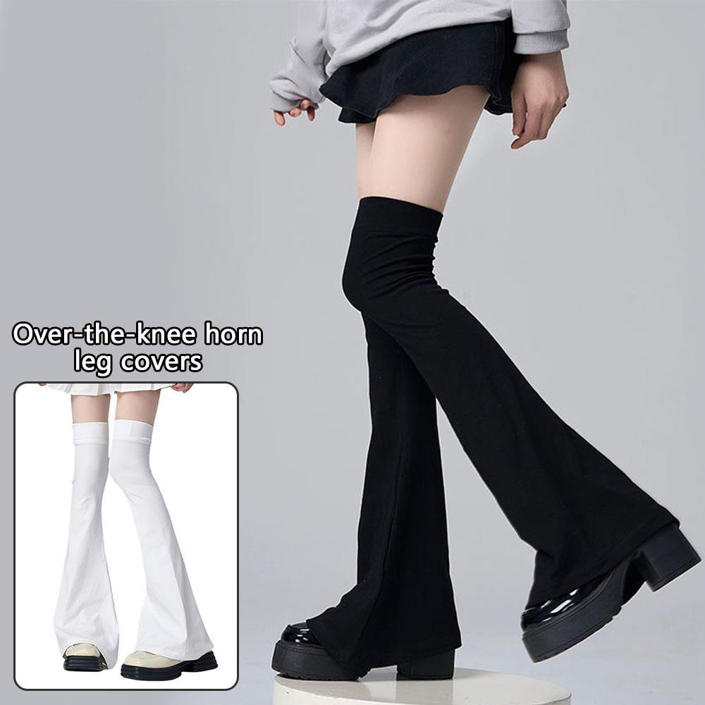 Y2K Leg Stockings Black White  - đánh giá và giá Knee Sleeve Pair