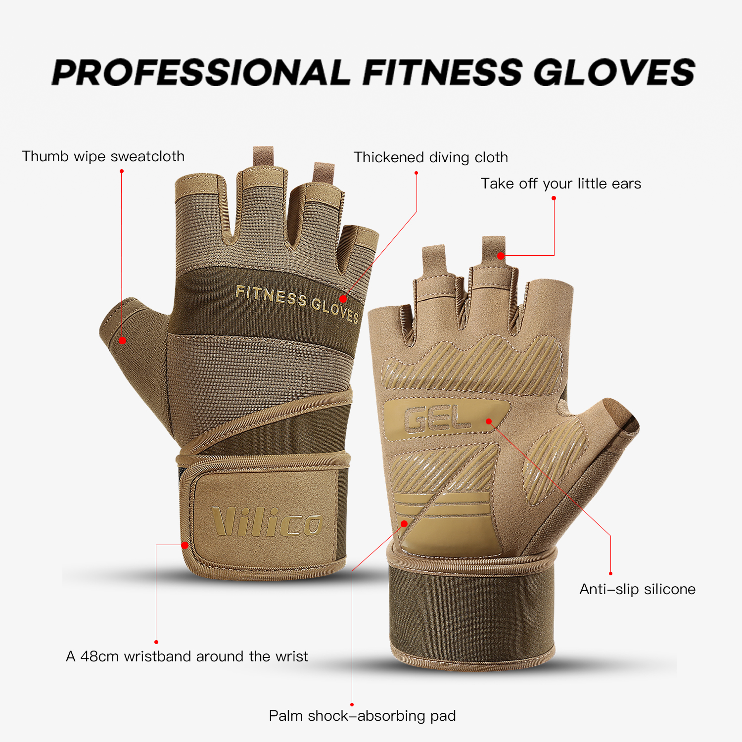 Hunting Gloves Tactical Gear C - đánh giá và giá Crossfit Gym Gear