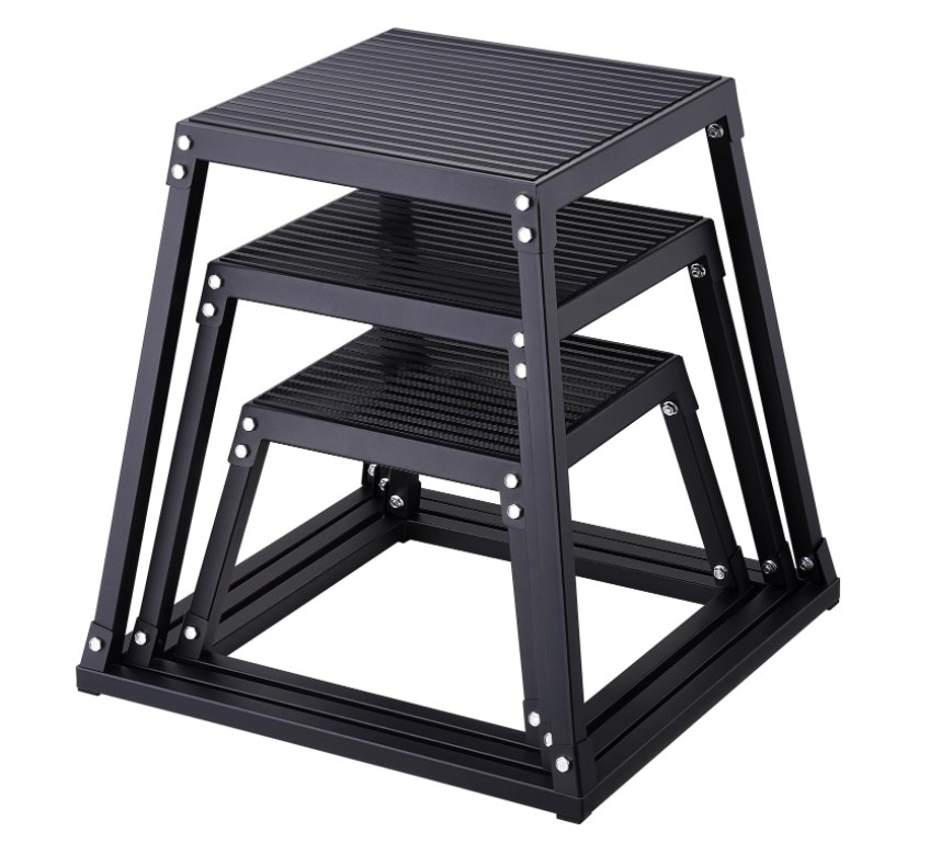 Metal Plyometric Jumping Box,  - đánh giá và giá Box Jump Plyo