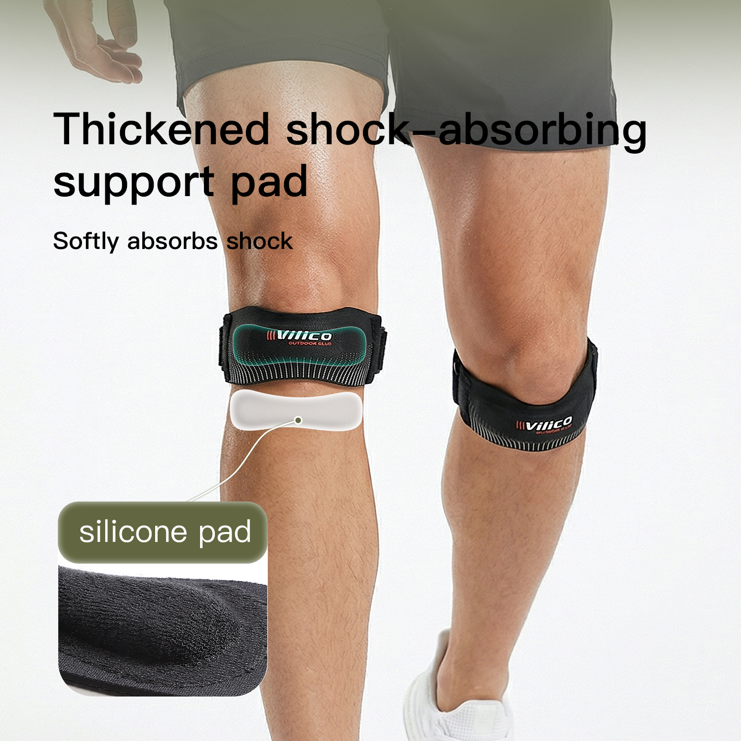 1pc VILICO Patellar Strap, Kne - đánh giá và giá Knee Sleeve Pair